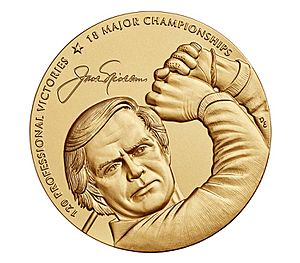 Jack Nicklaus Congressional Gold Medal (front)