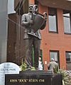 John "Jock" Stein Bronze statue outside Celtic Parkhead stadium by sculptor John McKenna