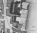 John Roque map detail, Palace of Westminster