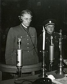 K. H. Frank před lidovým soudem v Praze