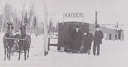 The Kaiser Train Depot was a decommissioned boxcar.