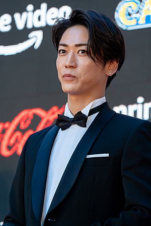 Kamenashi Kazuya from "Lumberjack the Monster" at Red Carpet of the Tokyo International Film Festival 2023 (53348319728).jpg