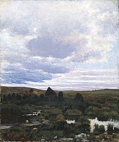 Kitty Lange Kielland--Peat Bogs on Jæren--1882