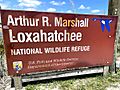 Loxahatchee National Wildlife Refuge-sign
