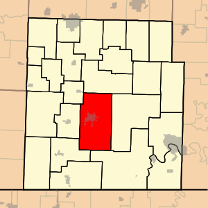Location in Barry County, Missouri