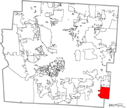 Location of Canal Winchester in Franklin County