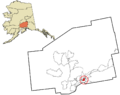 Matanuska-Susitna Borough Alaska incorporated and unincorporated areas Gateway highlighted