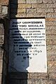 Memorial tablet to Dafydd Nicolas, St. Cadoc's Church, Aberpergwm, Glynneath, West Glamorgan, Wales, 2010.03.06