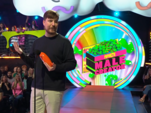 MrBeast at the Kids Choice Awards 2022