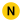 The letter N on a yellow circle