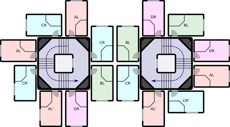 Nakagin capsule arrangement (07F) rA