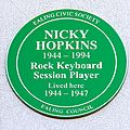 Nicky Hopkins Commemorative Plaque