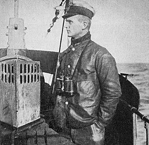 Oberleutnant zur See Karl Dönitz as Watch Officer of U-39