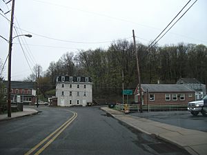 Old Pennsylvania Route 100 in Bechtelsville