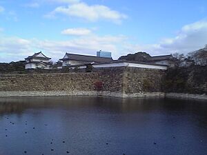 Osaka castle Otemon and Sengann-yagura