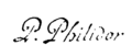 Pierre Philidor Signature