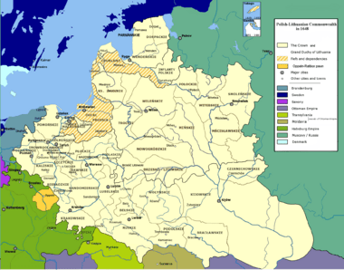 Polish-Lithuanian Commonwealth in 1648