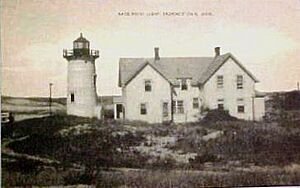 Race Point Lighthouse, Provincetown, Cape Cod, Massachusetts, 1911 postcard