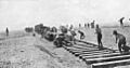 Railway construction across the Sinai during World War I Aust OH Photo 597