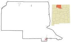Location of Santa Clara Pueblo