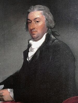 Robert R Livingston by Gilbert Stuart crop
