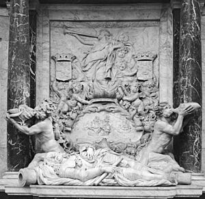 Rombout Verhulst - Tomb of Michiel de Ruyter, central part