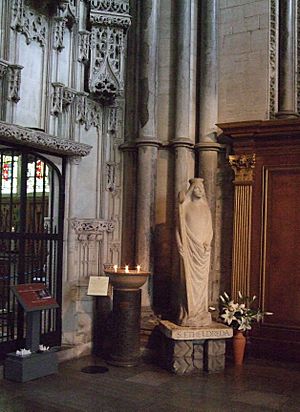 Saint Ethelreda's Statue, Ely Cathedral