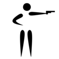 Shooting pictogram (gun)