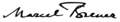 Signature of Marcel Breuer