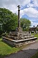 St Thomas a Becket, Wolvesnewton, Churchyard cross - geograph - 2411953