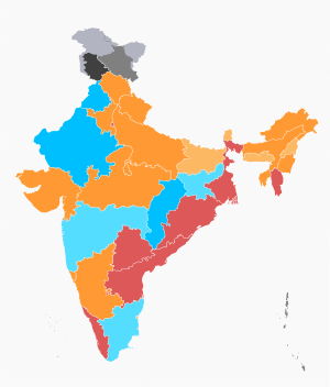 State- and union territory-level parties