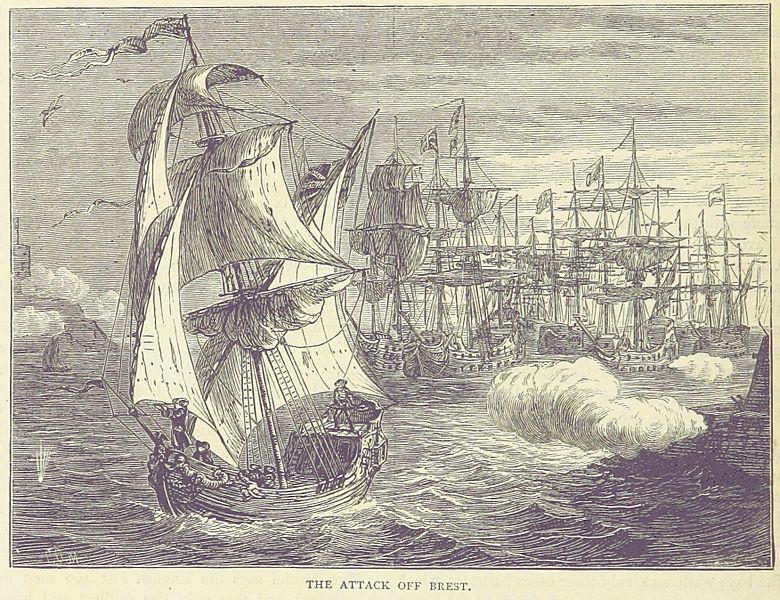 The attack off Brest
