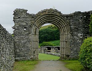 The west doorway to Strata Florida Abbey, Ceredigion - geograph.org.uk - 2005702