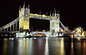 Tower Bridge at Night - geograph.org.uk - 40072