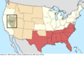 United States Central change 1864-10-31