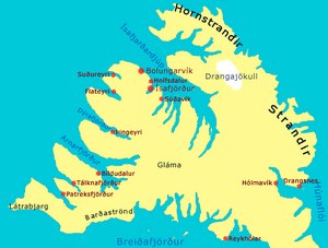 Vestfirðir features