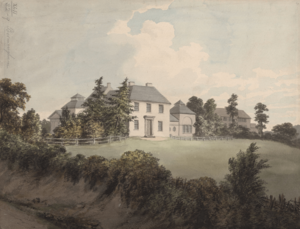View of Mr Egginton's House near Soho Birmingham - 1775 - artist unknown