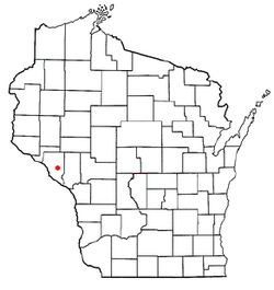 Location of Montana, Wisconsin