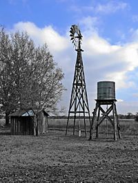 Windmill & Cistern at Armand Bayou Nature Center