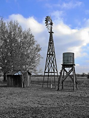 Windmill & Cistern at Armand Bayou Nature Center