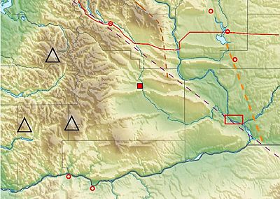 Yakima Fold Belt map
