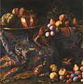 'Still Life of Pomegranates, Peaches, Apples and other Fruit' by Francesco Noletti