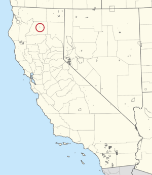 2330R Montgomery Creek Rancheria Locator Map