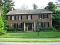 Abell House front with sign