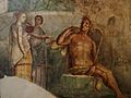 Affreschi romani - polifemo presenza galatea - pompei