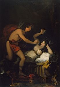 Alegoría del Amor o Cupido y Psique por Francisco de Goya