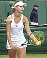 Anna Kalinskaya @Wimbledon Qualifying (cropped)