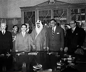 Arab Defense Pact Signing 1957