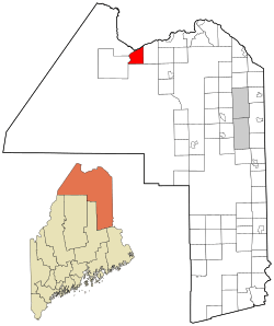 Location of St. Francis, Maine