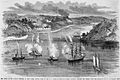Attack on the Confederate Batteries at Aquia Creek, June 1, 1861